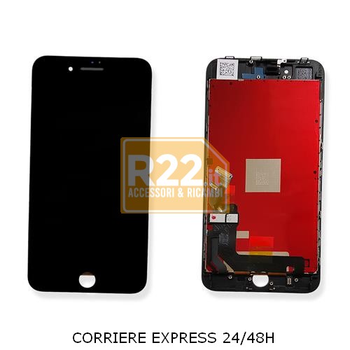 Display lcd iphone - 8, nero